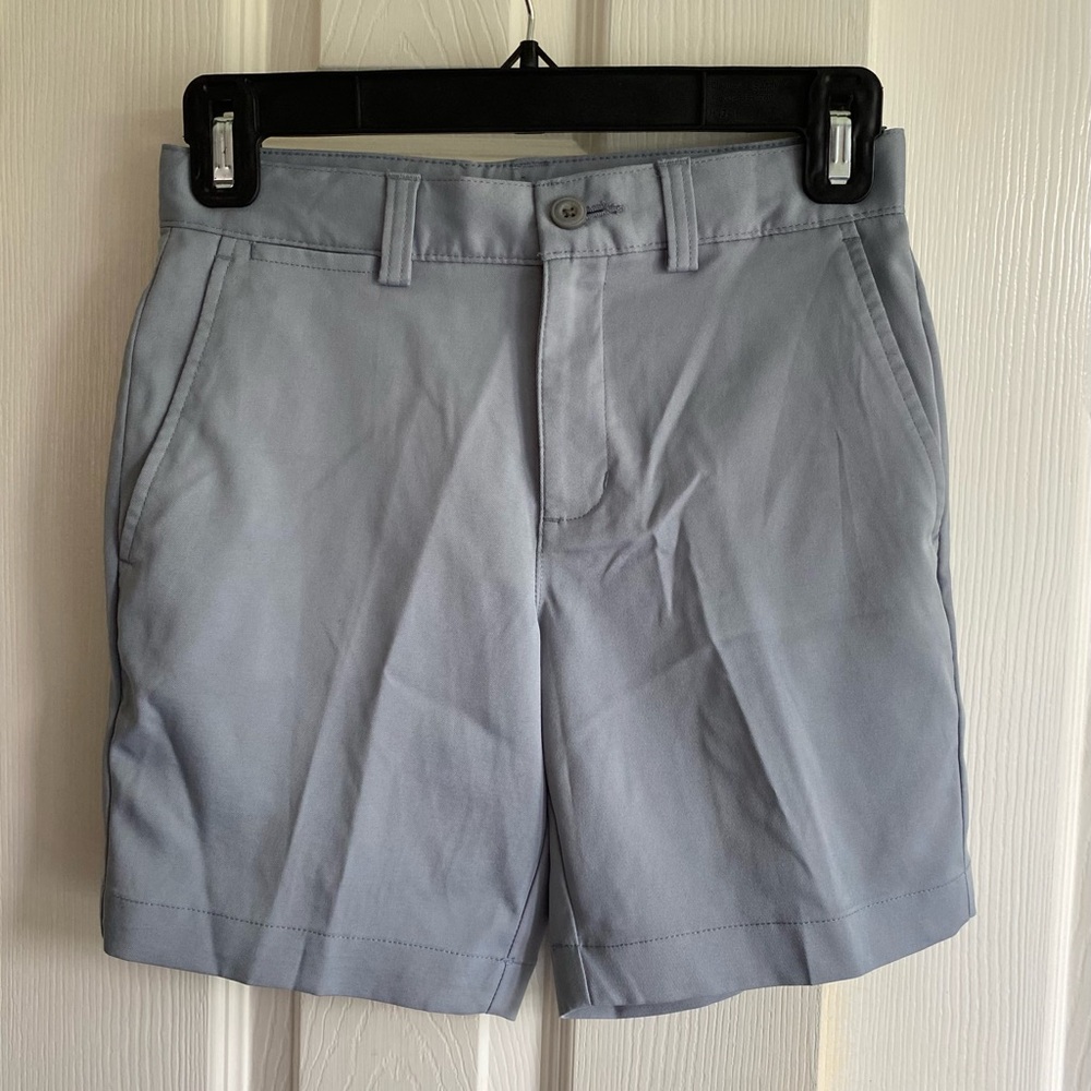 PGA Tour Blue Flat Front Golf Shorts